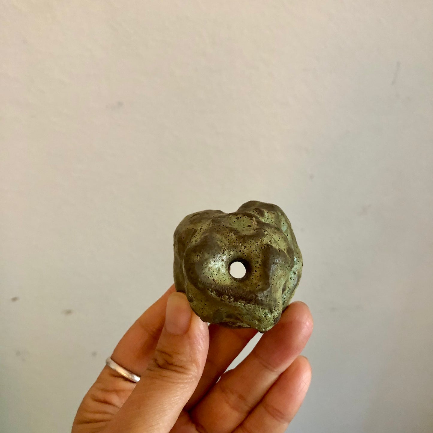 Handmade Tiny Figurine Vase – Moon Pottery | Sweet Drift Flower Vase & Incense Holder, Perfect Gift