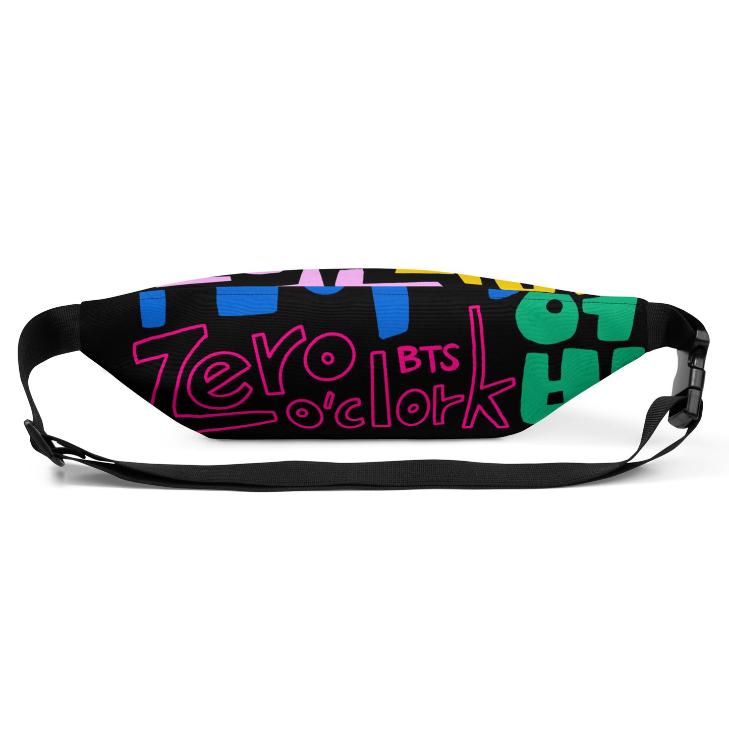 Handwritten Zero O'Clock Lyric Fanny Pack by Hobi Nabi | BTS-Inspired Korean Lettering 내 맘 같은게 뭐 하나 없어