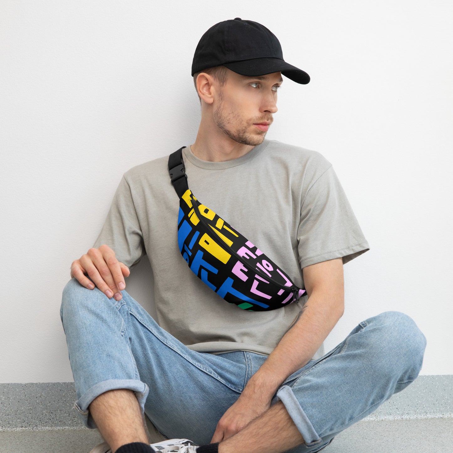 Handwritten Zero O'Clock Lyric Fanny Pack by Hobi Nabi | BTS-Inspired Korean Lettering 내 맘 같은게 뭐 하나 없어