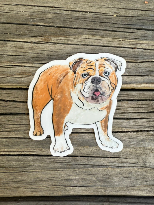 BullDog - Waterproof Vinyl Sticker,  3.0"