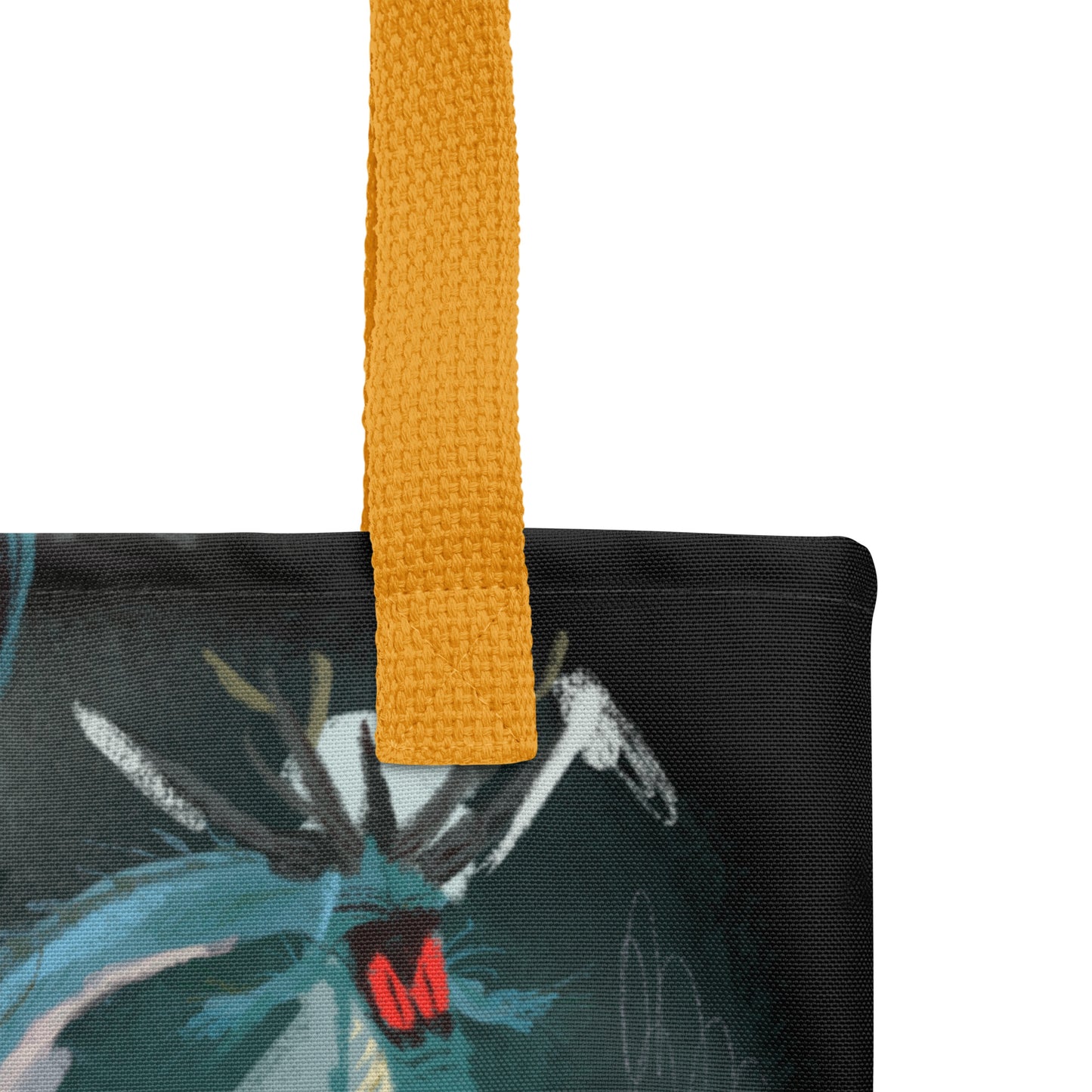 "Dragon Tote Bag - Hand-Drawn Illustration by Leo Matsuda | Fantasy Art Bag"