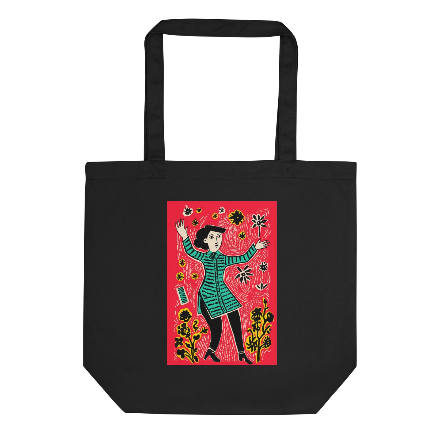 Eco Tote Bag with Magician Tarot Card - Modern Tarot Design - Stylish and Sustainable Tote Bag