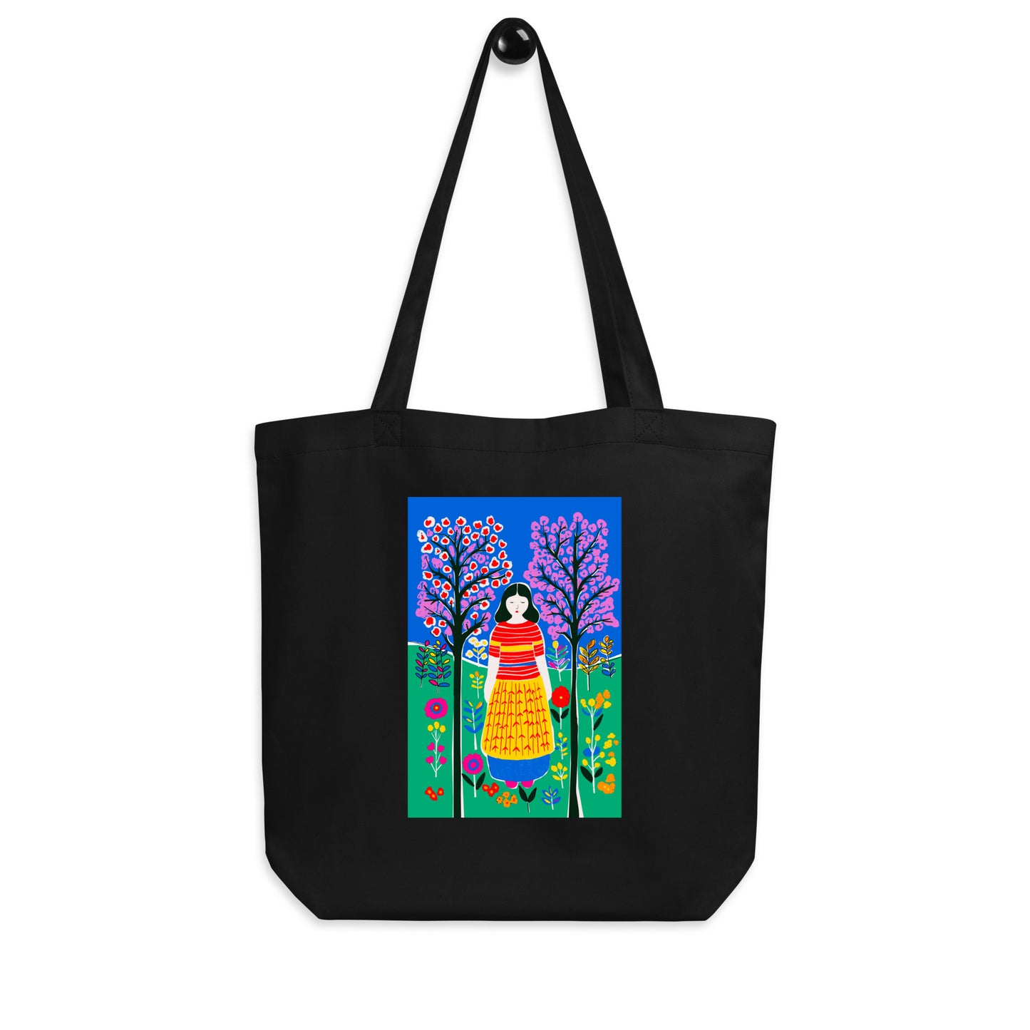 Empress Tarot Eco Tote Bag – Unique Tarot Art by Luna – Sustainable Tote for Tarot Lovers and Spiritual Style