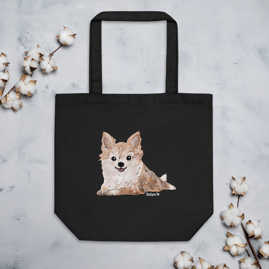 "Chihuahua Tote Bag | Hand Drawn Art by Tanny’s Pawtique | Adorable Dog Lover Accessory"