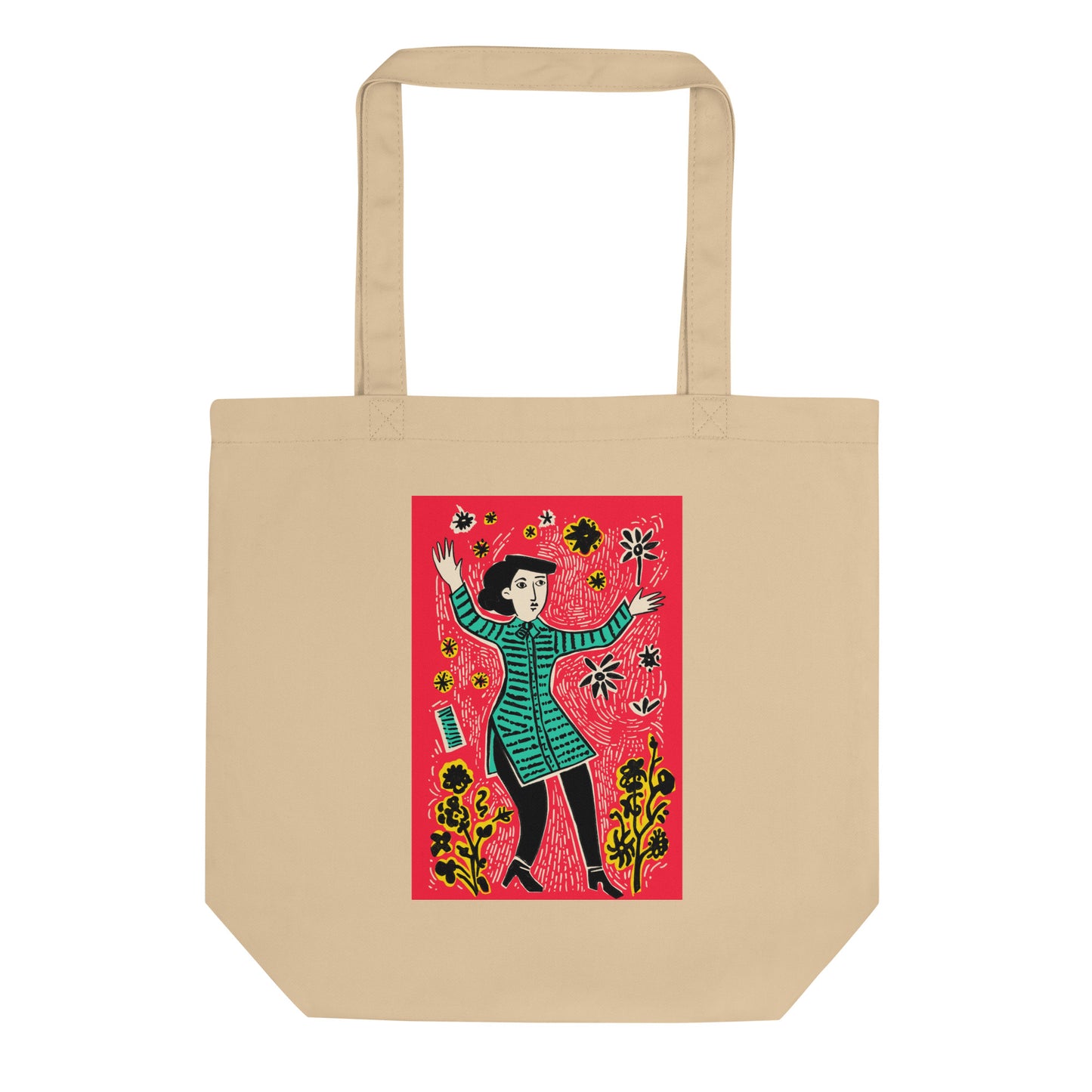 Eco Tote Bag with Magician Tarot Card - Modern Tarot Design - Stylish and Sustainable Tote Bag