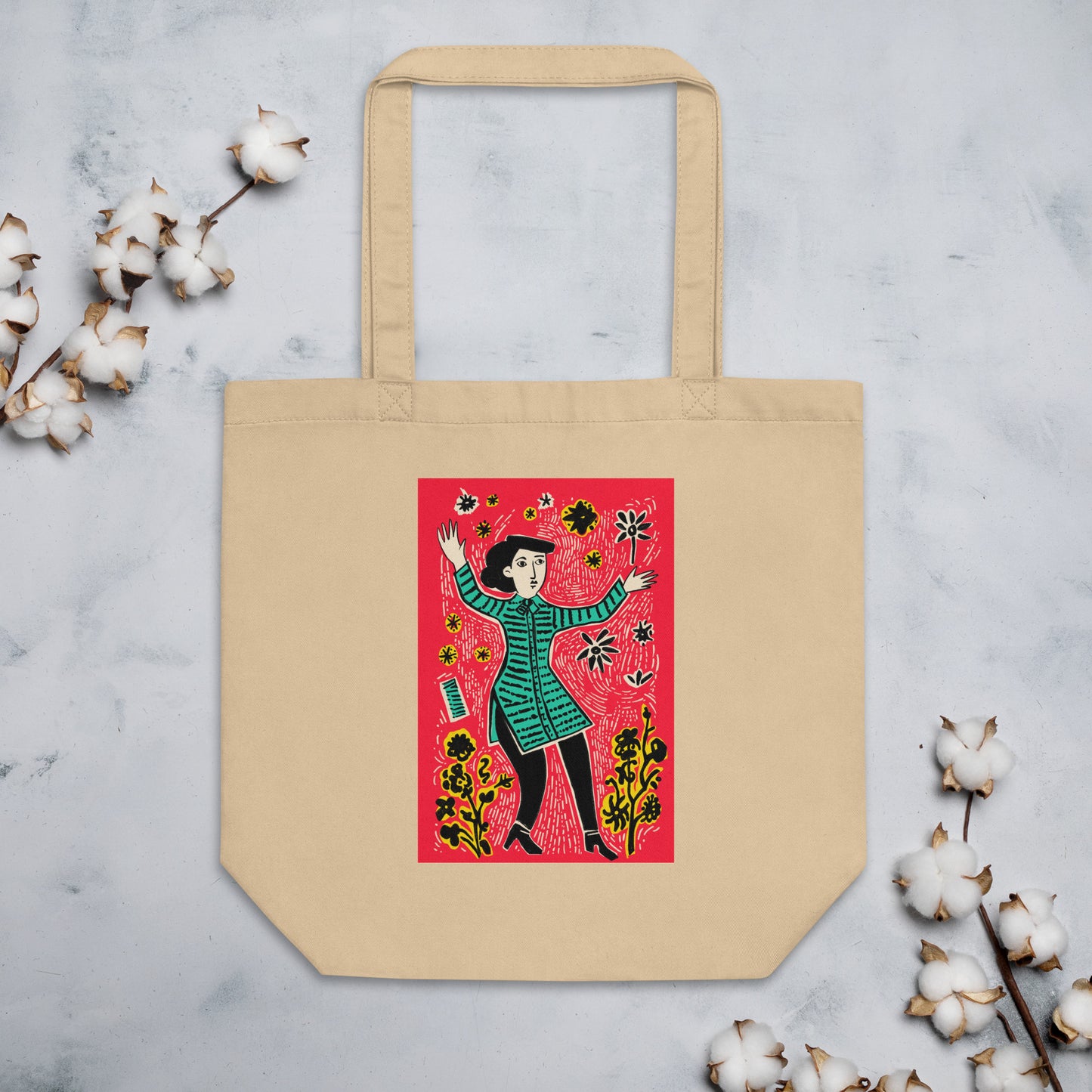 Magician Tarot Eco Tote Bag – Unique Tarot Art by Luna – Sustainable Tote for Tarot Lovers and Mystical Style