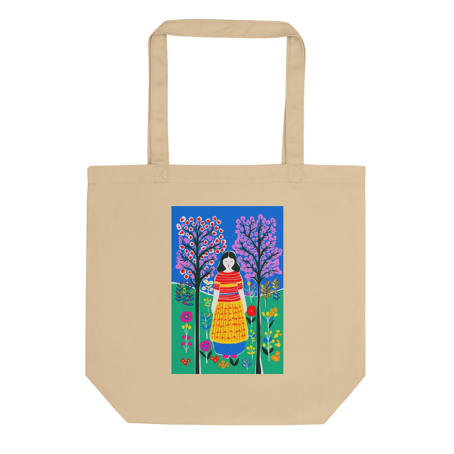 Empress Tarot Eco Tote Bag – Unique Tarot Art by Luna – Sustainable Tote for Tarot Lovers and Spiritual Style