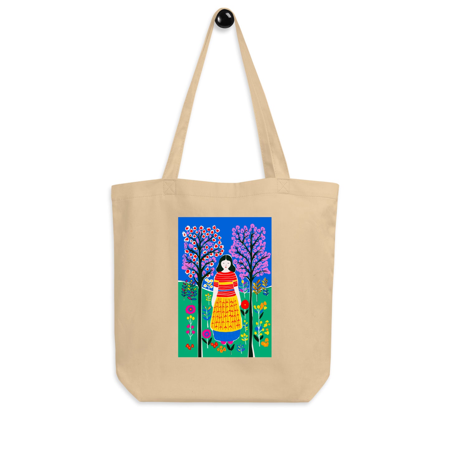 Empress Tarot Eco Tote Bag – Unique Tarot Art by Luna – Sustainable Tote for Tarot Lovers and Spiritual Style