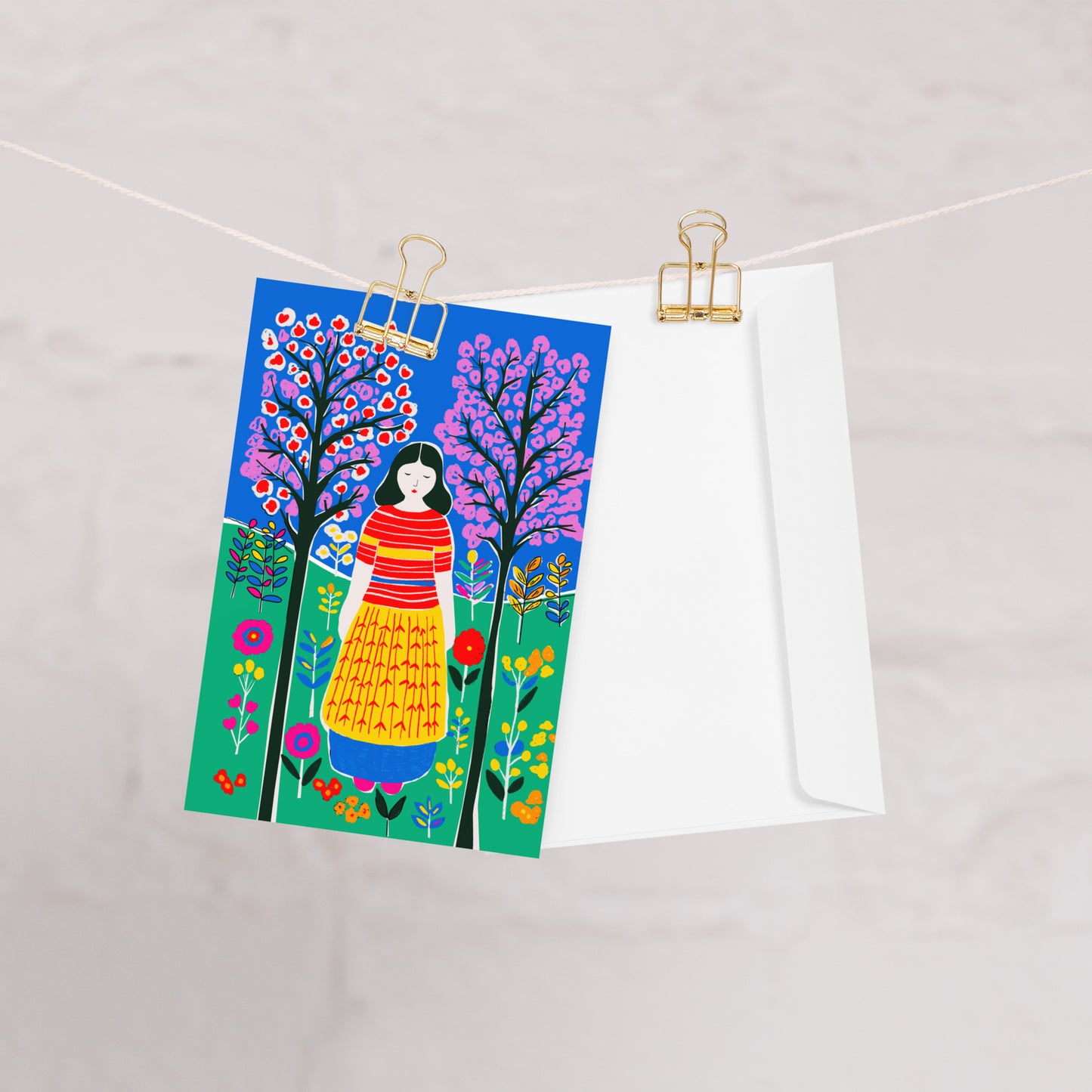 “Empress Tarot Card Greeting Card – Mystical Tarot Art by Luna – Perfect for Tarot Enthusiasts”