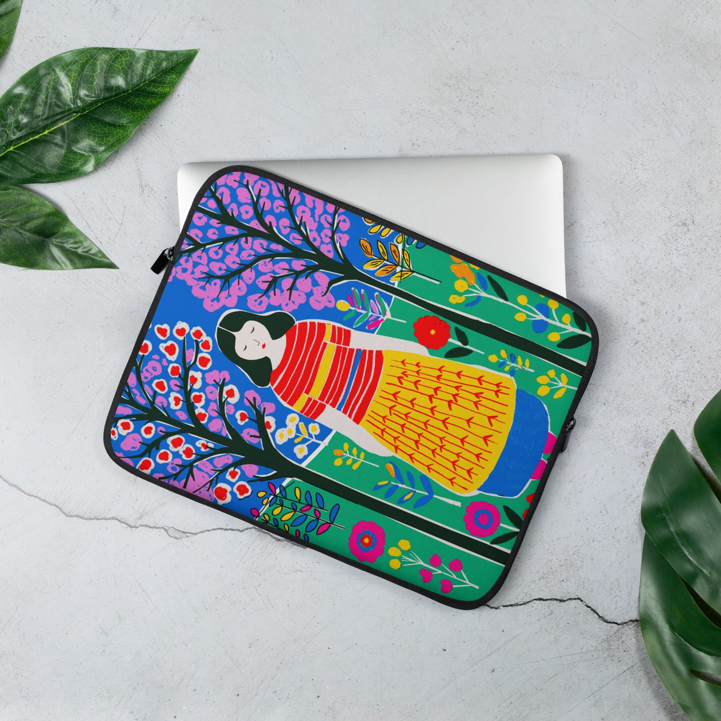 Empress Card Laptop Sleeve by Luna | Tarot-Inspired Art Design