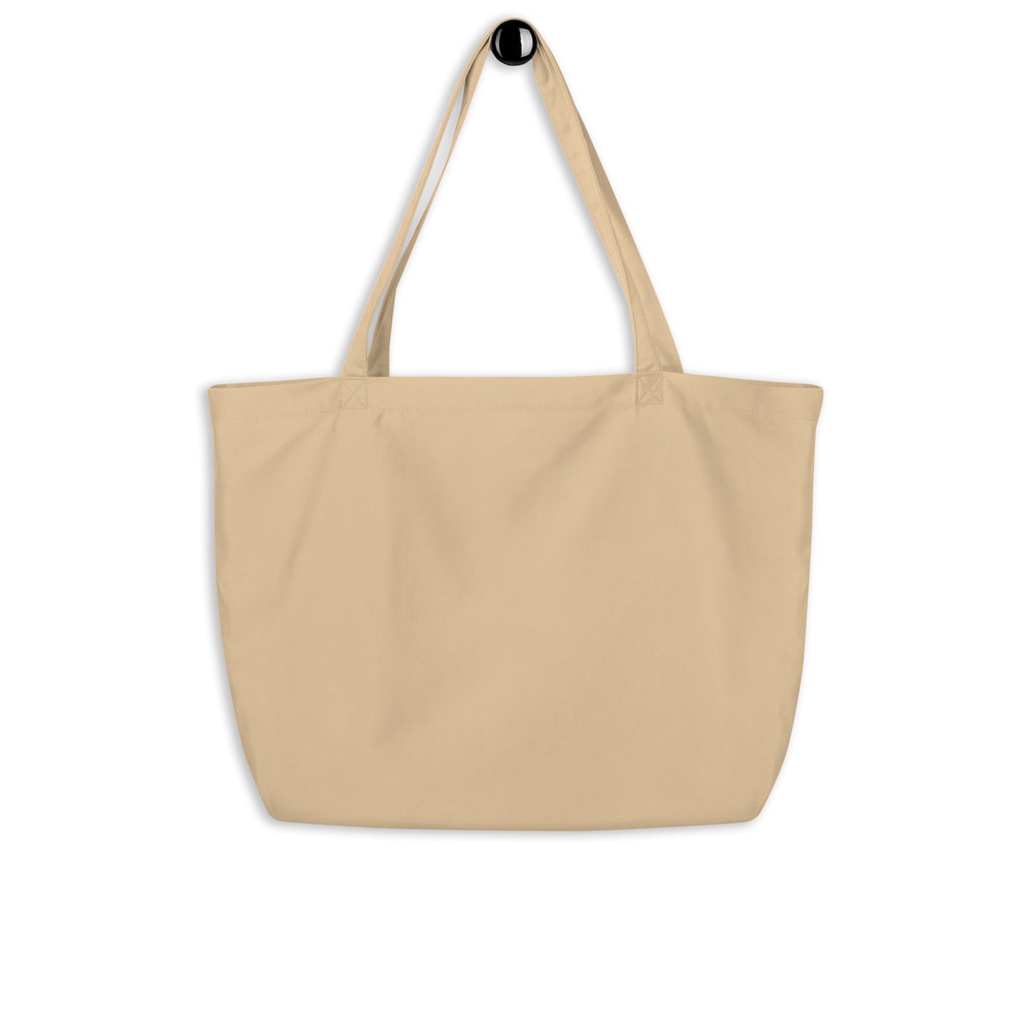 "Santa Christmas Organic Tote Bag - Hand-Drawn by Leo Matsuda | Eco-Friendly Holiday Bag"