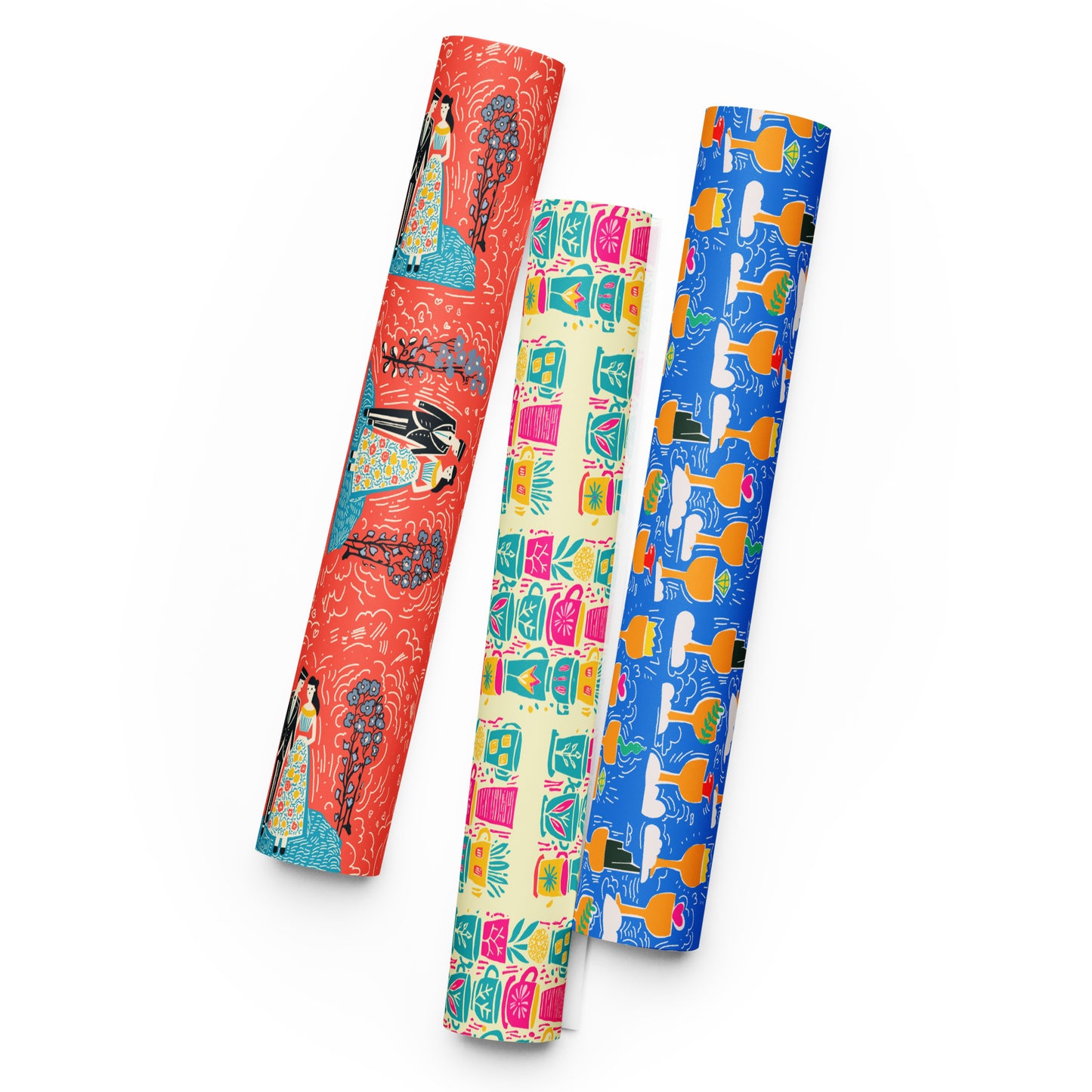 "Wrapping Paper Sheets by Luna Tarot | Mystical Tarot-Inspired Gift Wrap | Unique Wrapping Paper Design"